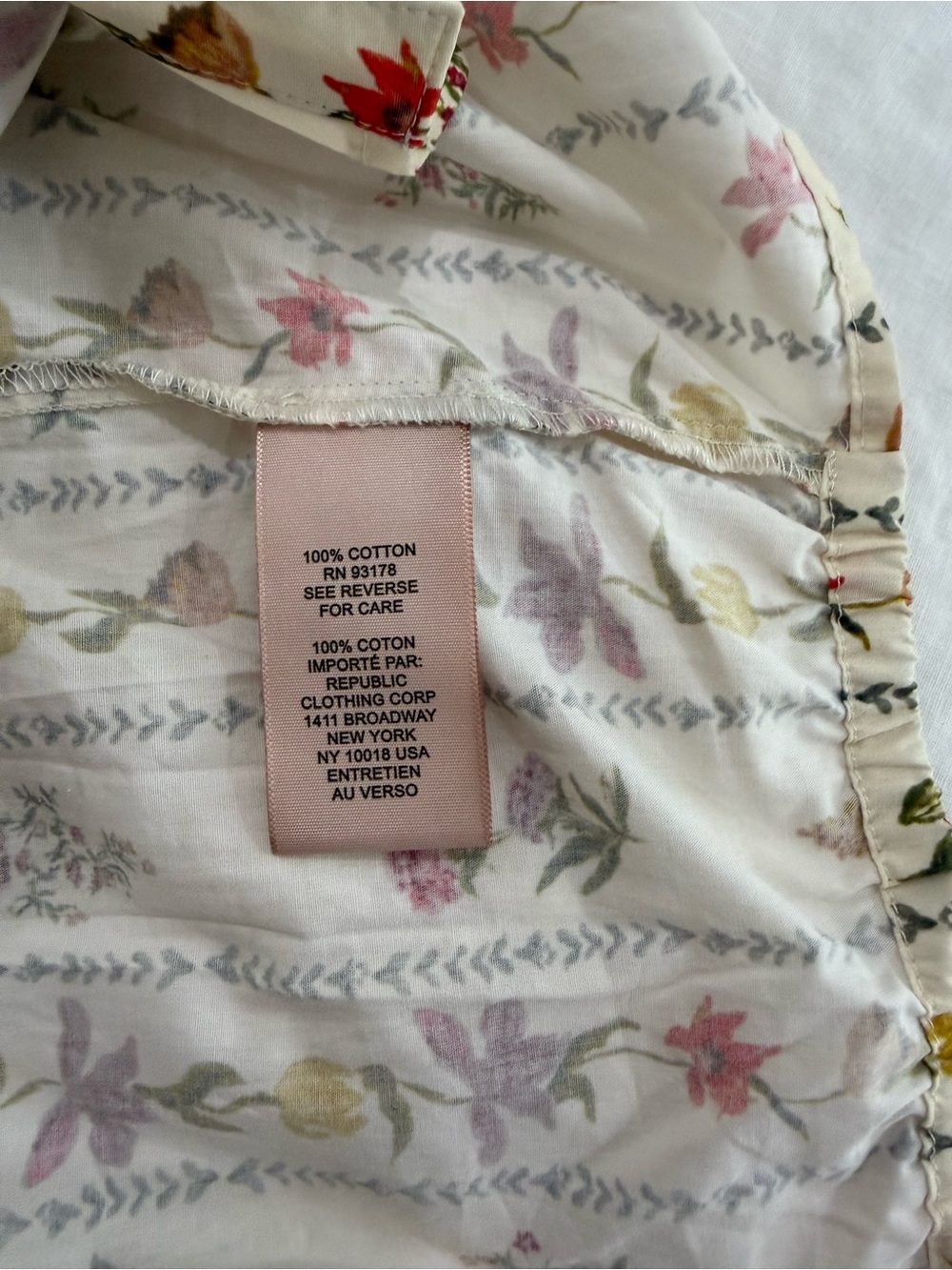 NWT Philosophy Republic Clothing Floral Cotton 2-Piece Skirt Top Set Size Large - Picture 16 of 16